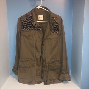 Brand new mudd navy green jacket